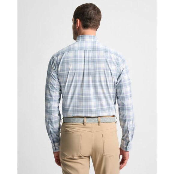 NWT GenTeal Mens Size Large Brown Gingham Performance Button Front Shirt Top NEW - Picture 4 of 4